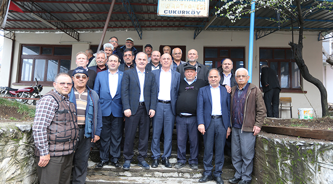 GÜRLESİN, MAHALLE ZİYARETLERİNİ SÜRDÜRÜYOR