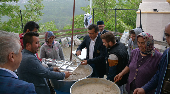 Babadağlılar Keşkek Hayrına Akın Etti