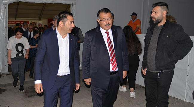 İftar Çadırının İlk Gün Sponsoru Yine DTO Oldu