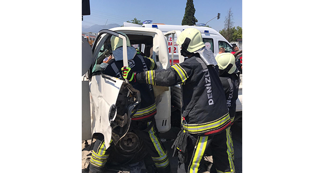 Hacıeyüplü’de Korkutan Kaza: 2 Yaralı