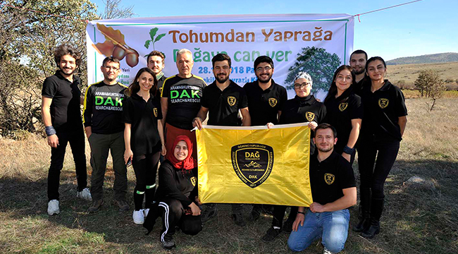 MEŞE PALAMUTLARI TOPRAKLA BULUŞTU