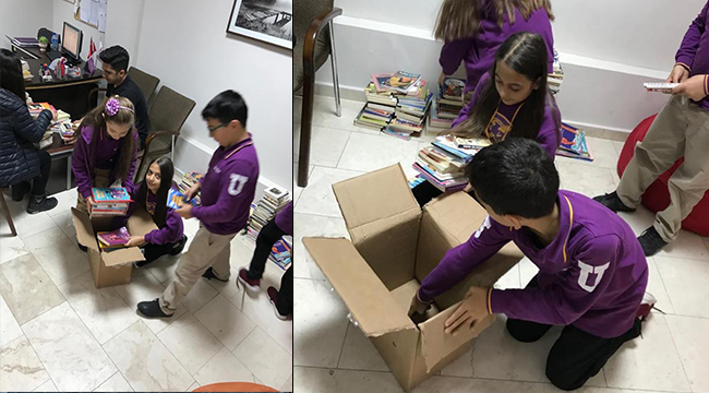 DENiZLi UĞUR OKULLARI‘NDAN BiNGÖL’E KiTAP DESTEĞi