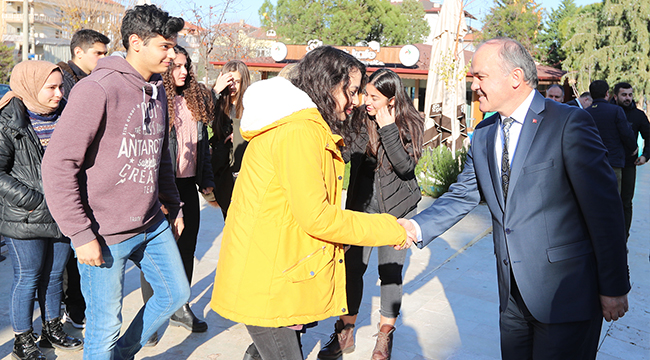 BAŞKAN GÜRLESİN İLE BULUŞTULAR