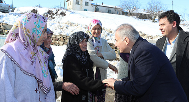 BAŞKAN ZOLAN BULDANLILAR İLE BULUŞTU
