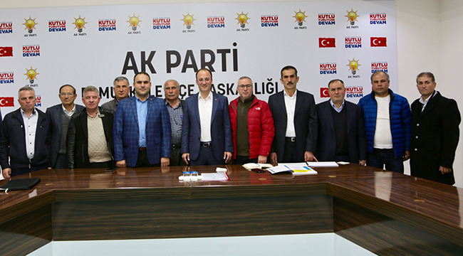 ÖRKİ MAHALLE BAŞKANLARI İLE TOPLANDI