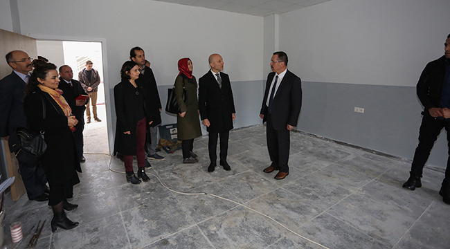 BAĞ VE ÖZBAŞ İNŞAATTA İNCELEME YAPTI