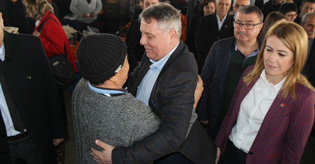 SEViNDiK’TE BAHTİYAR’A SEVGİ SELİ