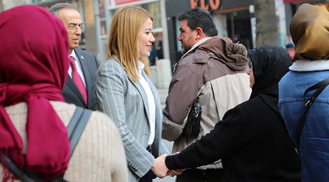 Doğan’a Çınar ve Lise Caddesi’nde Sıcak Karşılama