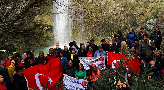 DOĞA DOSTLARI BU KEZ KARAHAYIT ŞELALESİ’NE YÜRÜDÜ