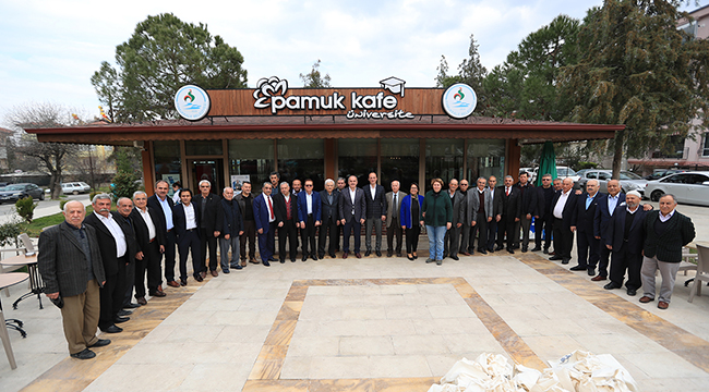 GÜRLESİN İL GENEL MECLİS ÜYELERİ İLE BULUŞTU