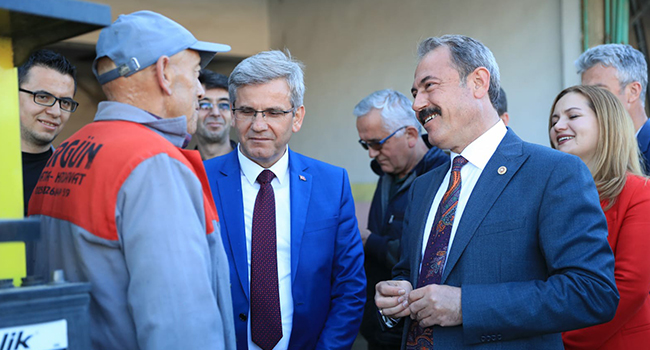 TİN ACIPAYAM’DA VATANDAŞLARLA BULUŞTU