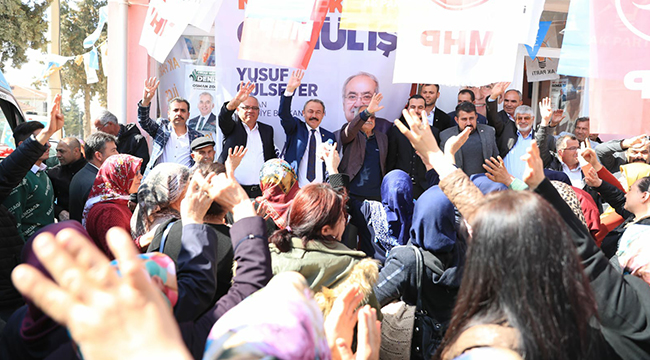 MİLLETVEKİLİ TİN’E BAKLAN DA SEVGİ SELİ