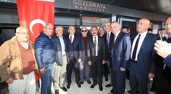 DENİZLİ, KAMYON VE TIR GARAJI’NA KAVUŞTU