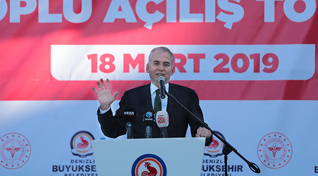 HAYAT KURTARACAK PROJELERE TOPLU AÇILIŞ TÖRENİ