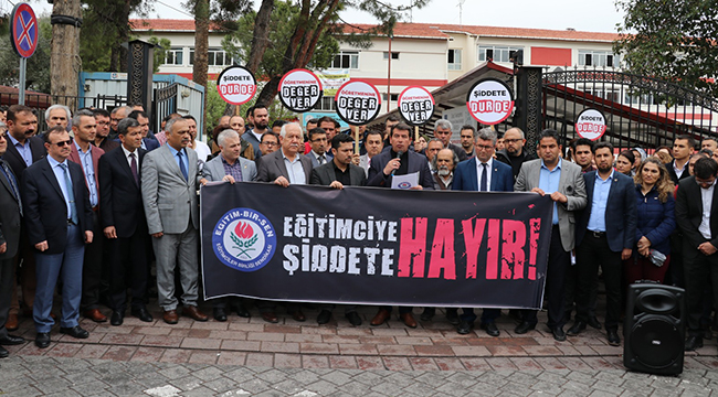 OKULDA DARP GÜVENLİK KAMERALARINA YANSIDI