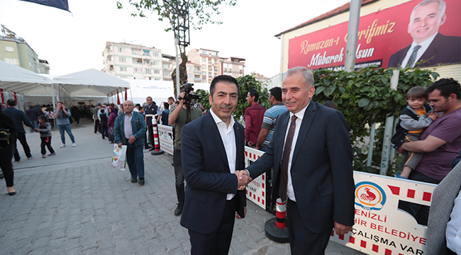 İftar Çadırının İlk Gün Sponsoru Yine DTO Oldu