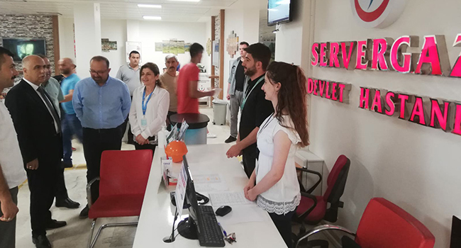 Vali Karahan Servergazi DH’yi Ziyaret Etti