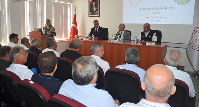 III. Tarım Orman Şûrası Denizli Sektör Toplantısı Yapıldı