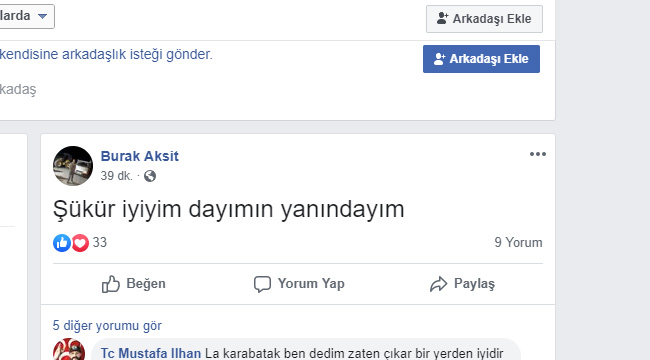 Kayıp Gençten Haber Geldi