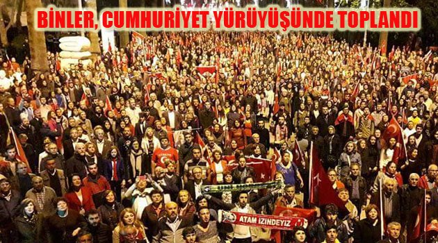 DENİZLİ, CUMHURİYET'E SAHİP ÇIKTI