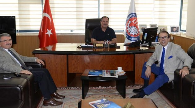 Denizli eski Valisi Göksu’dan Başkan Özer’e ziyaret