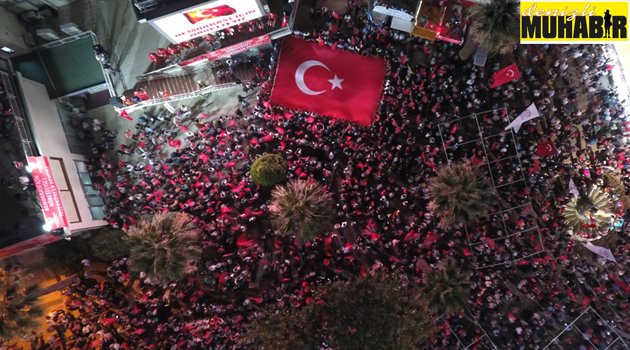 Denizli halkı yine ayakta