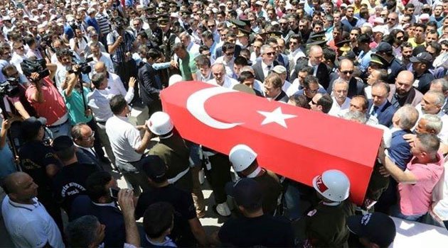 Denizli şehidini uğurladı