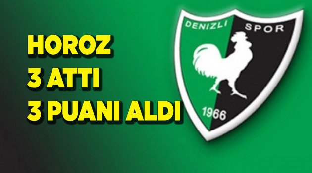 DENİZLİSPOR 3 PUANLA DÖNÜYOR