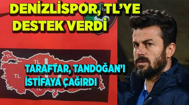 DENİZLİSPOR'DA KAMPANYAYA DESTEK VERDİ