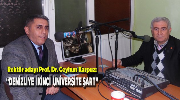 DENİZLİYE İKİNCİ ÜNİVERSİTE ŞART