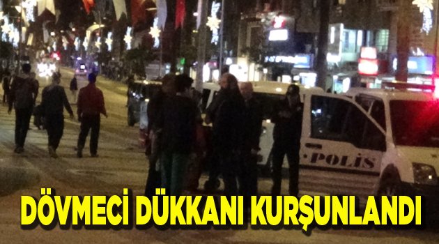 DÖVMECİ DÜKKANI KURŞUNLANDI