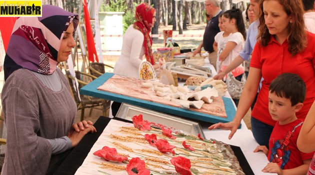 El emeği göz nuru eserler Çamlık'ta görücüye çıktı