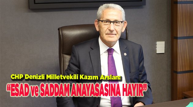 “ESAD ve SADDAM ANAYASASINA HAYIR”