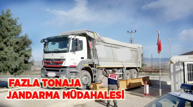 FAZLA TONAJA JANDARMA MÜDAHALESİ