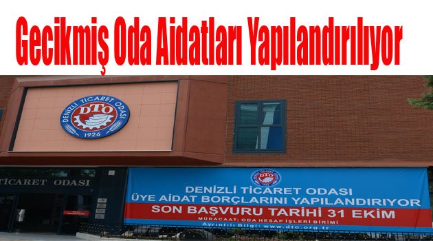 Gecikmiş Oda Aidatları Yapılandırılıyor