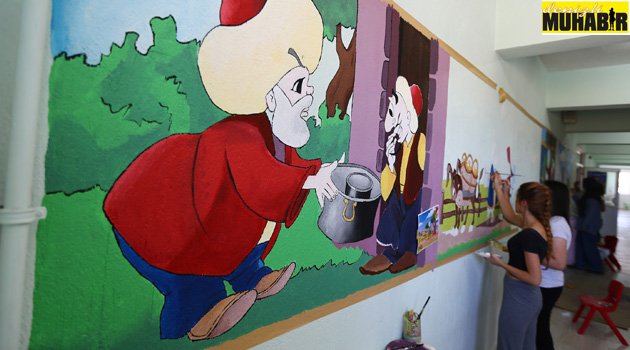 Genç Denizli bu kez minikler için boyadı