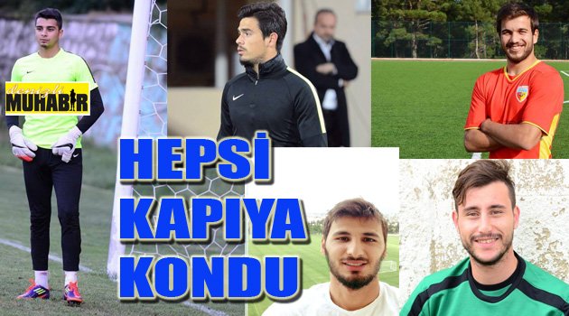 Genç horozlar kapıya kondu