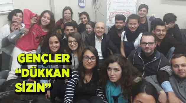 GENÇLER “DÜKKAN SİZİN”