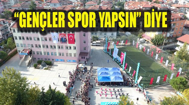“GENÇLER SPOR YAPSIN” DİYE
