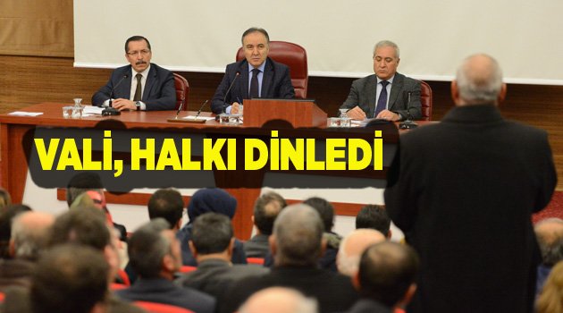 "HALKIN HUZURU HERŞEYDEN ÖNEMLİ"