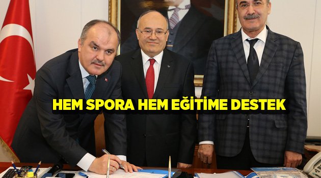 HEM SPORA HEM EĞİTİME DESTEK