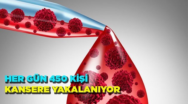HER GÜN 450 KİŞİ  KANSERE YAKALANIYOR