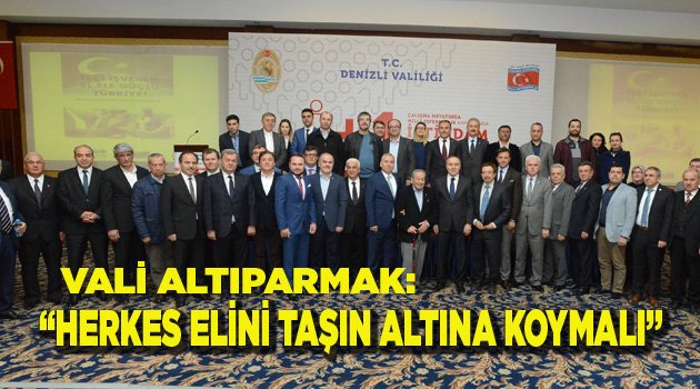 “HERKES ELİNİ TAŞIN ALTINA KOYMALI”