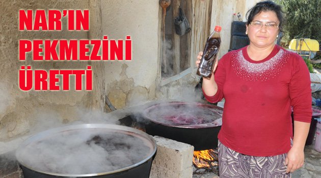 Hicaz narından pekmez üretti