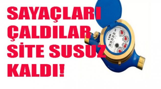 HIRSIZLAR SUSUZ BIRAKTI
