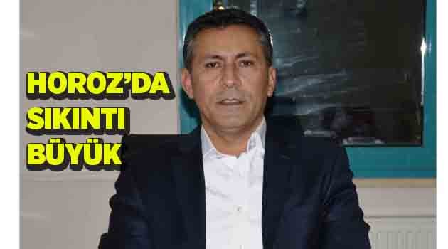 HOROZ’DA  SIKINTI BÜYÜK