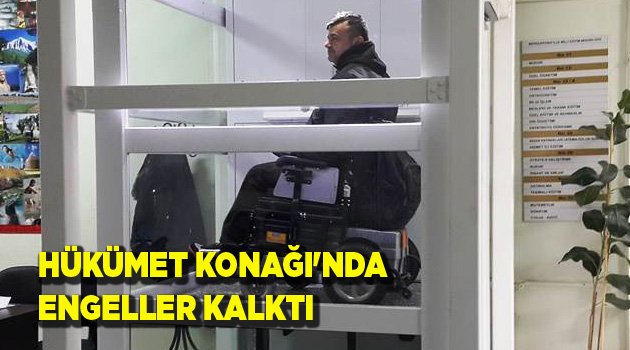 HÜKÜMET KONAĞI'NDA ENGELLER KALKTI