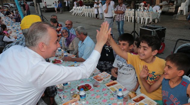 İftar sofrası Dokuzkavaklar’da kuruldu