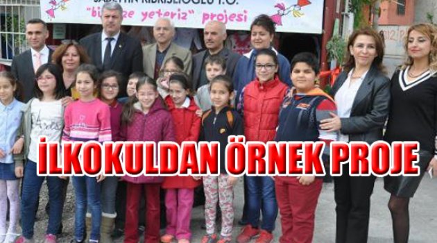 İLKOKULDAN ÖRNEK PROJE