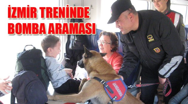 İZMİR TRENİNDE ARAMA YAPILDI